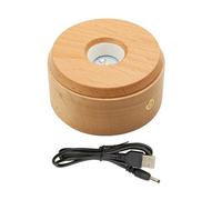 Kalttoy Plateforme lumineuse à LED offrant une couleur dynamique pour une présentation améliorée des artefacts et une création d'ambiances - Vitrine de bijoux alimentée par USB