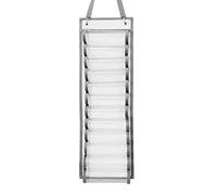 Kalttoy Porte-rouleau de rangement avec 12 compartiments - Support mural à suspendre sur la porte