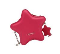 Kalttoy Sac à bandoulière délicat en cuir PU en forme d'étoile pour femme avec chaîne en métal pour le shopping et une utilisation quotidienne Petit sac à main, a, One Size