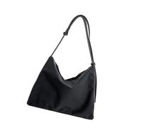 Kalttoy Sac à bandoulière japonais coréen en nylon léger résistant à l'eau avec sangle réglable et plusieurs compartiments sangle réglable Simple Nylon, Noir , One Size