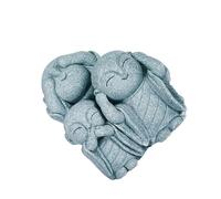 Kalttoy Serenes Bouddhas Moine Sculpture miniature en pierre Fengshuis Ornements de richesse pour la maison, le bureau, les méditations, l'espace
