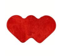 Kalttoy Tapis à lèvres tendance pour la Saint-Valentin, fond antidérapant, convient pour entrée, tapis de sol antidérapant, lavable