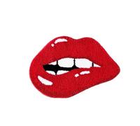 Kalttoy Tapis à lèvres tendance pour la Saint-Valentin, fond antidérapant, convient pour entrée, tapis de sol antidérapant, lavable