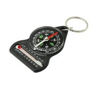 Kalttoy Thermomètre de boussole portable avec guide de pointage pour voyage en plein air
