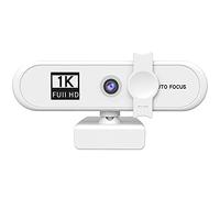 Kalttoy Webcam 1080p Autofocus Caméra d'ordinateur avec microphone et protection de confidentialité