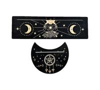 Kalttoy Witch Divinations Tools Support pour cartes de tarot en bois Phases de lune