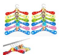 KALUROIL 12 PCS Cintre Bois - cintres en bois pour - Motifs animaux adorables - Idéal pour organiser les de vos