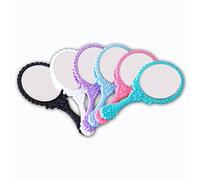 KALUROIL 6 PCS Miroirs de Poche Colorés pour Maquillage et Voyage - Poignée Portable, Taille Compacte, Idéal pour Camping et Maison