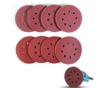 KALUROIL 80 PCS Disques Abrasifs Velcro - 40 à 400 grains pour Poncer, Polir et Dérouiller - Taille 125mm - Haute Qualité