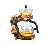 KALWEL, Théière magnétique, ensemble à thé automatique, service à thé en verre Kung Fu, théière magique, ensemble à thé Kungfu, ensemble à thé automatique en verre, théière magnétique de luxe pour la