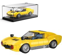 KALWL-27039 Technik Speed Champion Voiture De Sport Blocs De Construction Voiture De Course Modèle Avec Vitrine Acrylique Modèles De Voitures À Collectionner (321 Pièces)