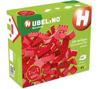 KALWL-400369 Lot De 68 Briques De Toit Rouges Compatibles Avec De Grands Blocs De Construction D'Autres Fabricants Fabriqué En Allemagne