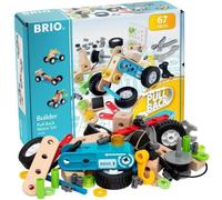 KALWL-Builder-34595-Coffret Builder Et Moteur À Rétrofriction-67 Pièces-Jeu De Construction Stem-Créations Libres Ou Guidées-Pour Garcons Et Filles Dès 3 Ans