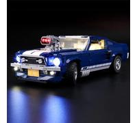 Kalwl-Jeu De Lumières Pour Ford Mustang Modèle En Blocs De Construction-Kit D'éclairage Led Compatible Avec Lego Creator Expert 10265 (Modèle De Bloc Non Inclus)
