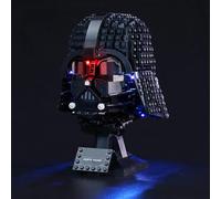 KALWL-Kit D'Éclairage Led Pour Lego-75304 Casque De Dark-Vador Modèle De Blocs De Construction-Jeu De Lumière Led Compatible Avec Le Modèle Lego (N'Inclut Pas Le Modèle Lego)