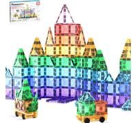 KALWL-Lot De 120 Blocs De Construction Magnétiques-Mini Taille Diamond Series-Jouets Magnétiques-Taille De Voyage-Jouet Sensoriel-Cadeaux Éducatifs-Kit D'Apprentissage Stem Ptm120
