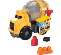 KALWL-Mega Bloks First Builders La Bétonneuse Cat,Briques Et Jeu De Construction,9 Pièces,Jouet Pour Bébé Et Enfant De 1 À 5 Ans,Gfg11,Multicolore