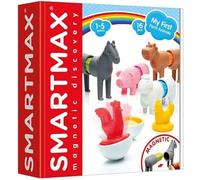 KALWL-Smartmax-Les Animaux De La Ferme-My First Farm Animals-Jouet De Construction Magnétique-6 Animaux À Assembler-Pour Enfants À Partir De 1 An