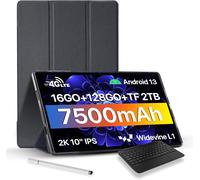KALWS-Android 13 Tablette 10.5"",16(8+8)Gb+128Gb(Tf 2Tb)T616 Cpu,1920*1200 Full Hd,7500Mah 18W Fast Charg Tablette Avec Sim Card Slot,A13 Gps Tablette Avec Stylo/Widevine L1/8+13Mp/Gms/3.5Mm Jack/Otg