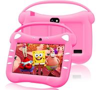 KALWS-Android Tablette Educative Enfant 7 Pouces Tablette Enfants Avec Wifi Bluetooth Contrôle Parental Quad Core 32 Go Rom Applications Préinstallées (Magenta)