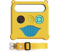 KALWS-Housse De Protection Compatible Enceinte Merlin-Coque Silicone Boite A Histoire-5 Couleurs (Jaune)