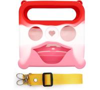 KALWS-Housse De Protection Compatible Enceinte Merlin V1-Coque Silicone Boite A Histoire-7 Couleurs (Multirouge)