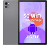 KALWS-Tablette Android De 10 Pouces,5G Wifi,4 Go De Ram,128 Go De Rom,Octa-Core,8000 Mah,1920X1200 Fhd Ips,5 Mp Avant+Caméra Arrière 13 Mp,4G Tle,Tablette Pc (Noir)