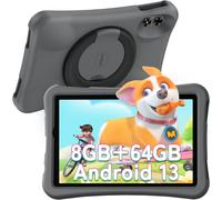 KALWS-Tablette Pour Enfant 10,1"" Android 13,G2 Tablette Enfant À Partir De 3 Ans 8 Go (4+4) Ram+64 Go De Rom/1 To,Protection Des Yeux 1280X800 Hd,Wifi6,6000 Mah 8 Mp+8 Mp Avec Étui