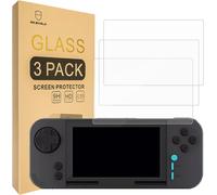 Kalws-Verre Trempé Compatible Avec Evercade Exp-R/Evercade Exp [Lot De 3] Film Protecteur D'écran Vitre Protecteur 9h Dureté