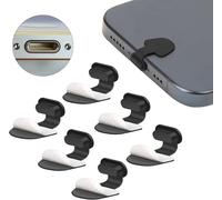 Kaly-6 Pièces Cache Usb C Iphone Bouchon Usb C Bouchon Anti Poussiere Iphone Silicone Dust Caps Prise De Charge Protection Pour Iphone 14 13 12 Mini Pro Max 11xxs Xr 8 Plus Ipad Accessoires