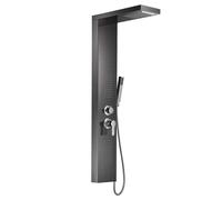 KALY Colonne de douche hydromassante 4 jets couleur - Noir