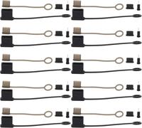 Kaly-Lot De 10 Cache-Câbles Usb C+Coque De Protection Pour Port Usb+Bouchons Anti-Poussière Usb C+Protections Anti-Poussière Pour Prise Casque 3,5 Mm