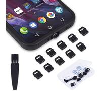 KALY-Lot De 10 Prises Anti-Poussière Usb C Avec Languette Facile À Saisir Pour Samsung Galaxy S23-S20,A54,Google Pixel 8 7,Oneplus,Macbook,Ordinateur Portable,Téléphone Portable,Coque Anti-