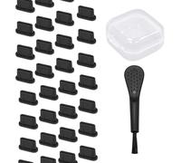 Kaly-Lot De 20 Bouchons Anti-Poussière Usb C,Coque En Siliconeport Usb 3.1 Type Cdust Caps Phone Type C Anti Dust Charging Port Plug