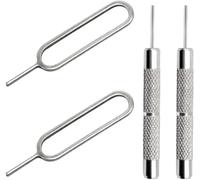 Kaly-Lot De 4 Outils D'ouverture De Carte Sim,Éjecteur D'aiguille,Compatible Avec Tous Les Iphone,Ipad,Htc,Samsung Galaxy,Téléphone Portable,Smartphone,Chaîne De Montre