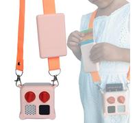 KALYCASE Housse de Protection Compatible Yoto Mini - Protection en Silicone + Pochette de Rangement pour Cartes + Bandoulière (Peche)