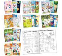 Kalysky 24 Mini Activity Books for Kids Party Favors Ages 4-8 8-12,Fun and Challenges Include Mazes, Dot to Dot,Word Search, Word Scramble and More for Goodie Bag Stuffer Classroom Activity