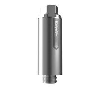 Kalyxx IPS 100 Mini G 1/2 - Adoucisseur d’eau anti calcaire & antibactérien, filtre à eau 75 µm, cartouche sans sel & sans entretien, installation facile robinet, 0,9 m³/h - IPSKXMG12W