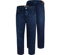 KAM Jean coupe extensible Jacob pour homme - Taille Plus - Denim Regular - Bleu, bleu, 50W / 30L