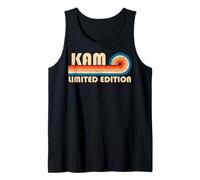 KAM Surname Retro Vintage 80s 90s Birthday Reunion Débardeur