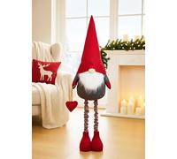 KAMACA - Lutin décoratif avec jambes télescopiques - Jusqu'à 120 cm de hauteur - Super idée de décoration en hiver et pendant la période de Noël (XL - Télescope - Lutin - 120 cm)