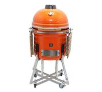 Kamado barbecue avec housse de protection