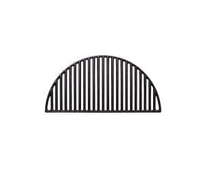 Kamado Joe Grille en fonte demi-lune Classic Joe, 45,7 x 22,8 x 1,2 cm, Noir