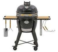 Kamado Monolith TWO.55 + Chariot + Housse + pierre à pizzas Noir G
