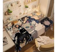 Kamado Tanjiro Anime Nappe Hashibira Inosuke Tokitou Muichirou Rectangulaire Nappe Cuisine Salle à Manger Nappes Décoration de fête d'anniversaire