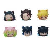 Kamado Tanjirou, Agatsuma Zenitsu, Kamado Nezuko Figure, Q Version Mentale 6cm / 2,4 Pouces Modèle Artisanal Game Personnage De La Statue Cadeau