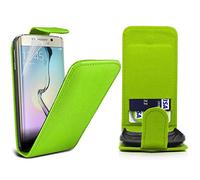 KAMAL STAR® Étui à rabat magnétique en cuir PU avec stylet pour Samsung Galaxy Core Prime G360F/G360H Vert