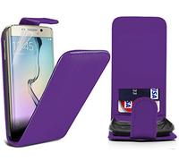KAMAL STAR® Étui à rabat magnétique en cuir PU avec stylet pour Samsung Galaxy Core Prime G360F / G360H Violet