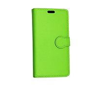 KAMAL STAR® Étui à rabat magnétique en cuir PU avec stylet pour Samsung Galaxy S5 I9600 Vert