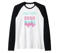 Kamala Harris 2020 Souvenir de la Campagne présidentielle Kamala Manche Raglan